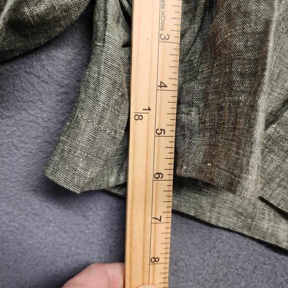 Athleta Voyager Linen Short Womens Plus Size 20 Green NEW Retail $79 - Picture 4 of 15